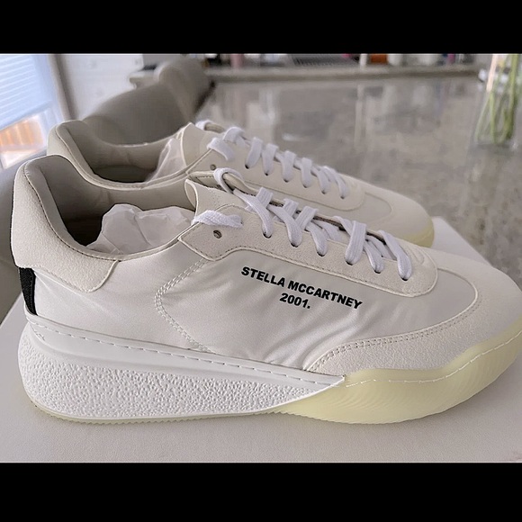 Stella McCartney Loop Logo Panelled Sneakers IT40 US10 - Picture 2 of 9